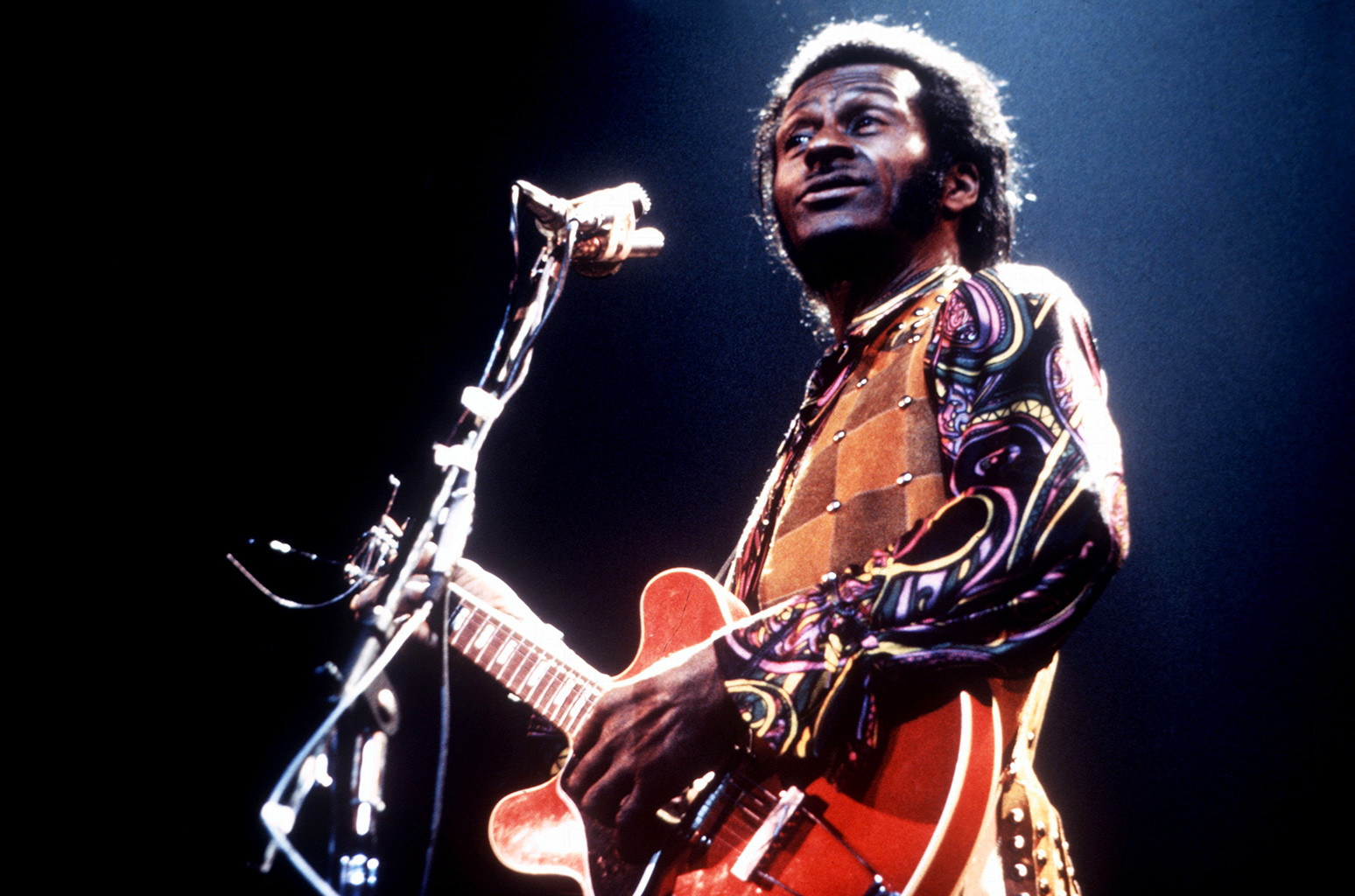 Chuck Berry photographed circa 1973.