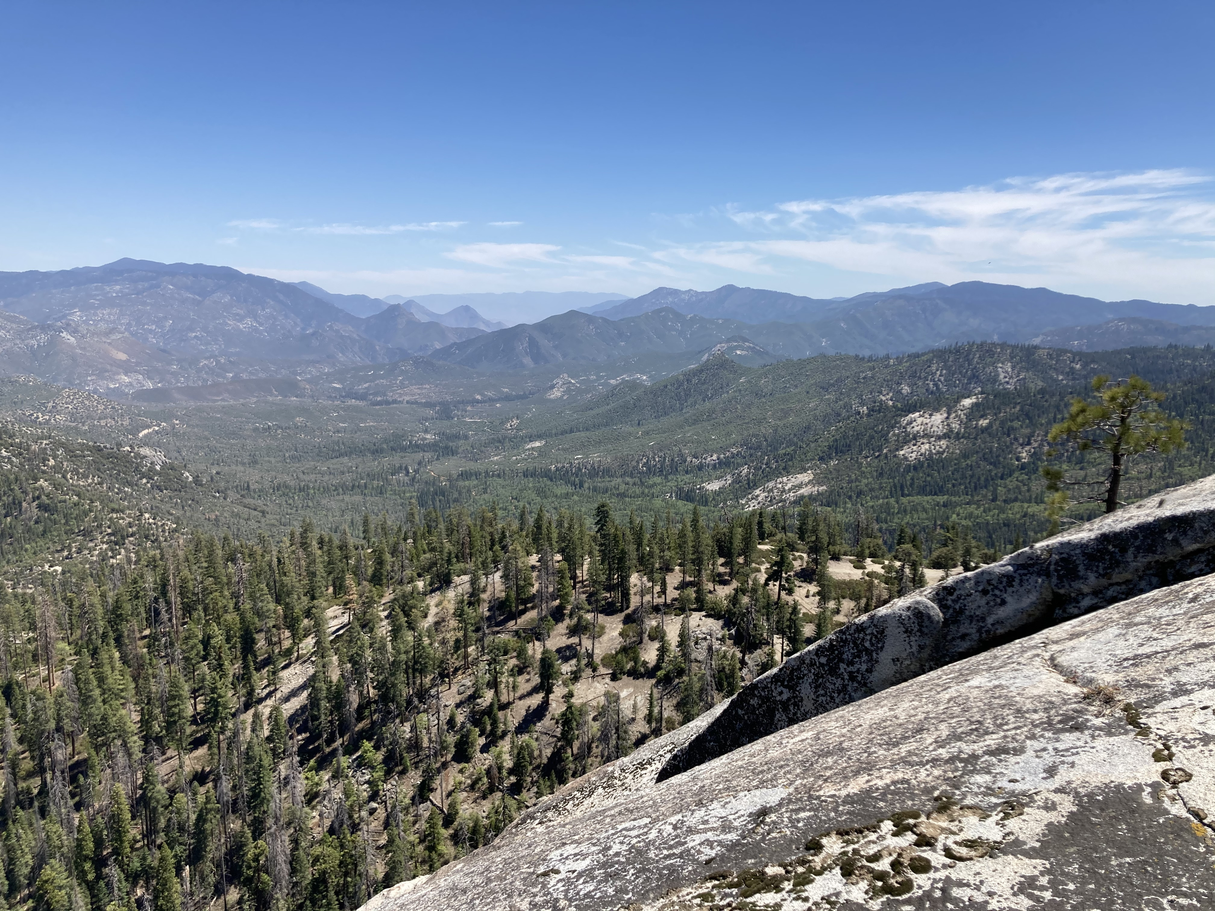 Southern view towards Kernville from the summit of Dome Rock