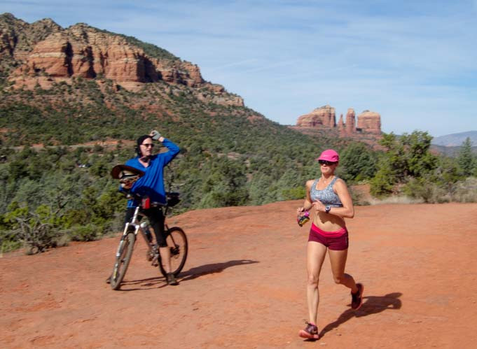 Scenic Views in Every Direction on Bell Rock Pathway, Sedona, Arizona, for Joggers and Bikers