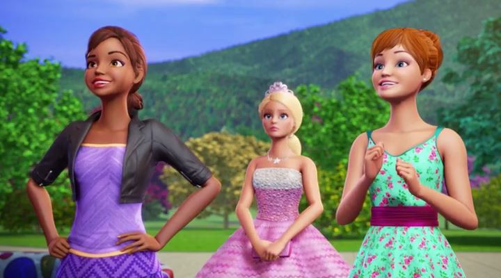 Princess Courtney at Camp Royalty Dock in Barbie Rock 'n Royals
