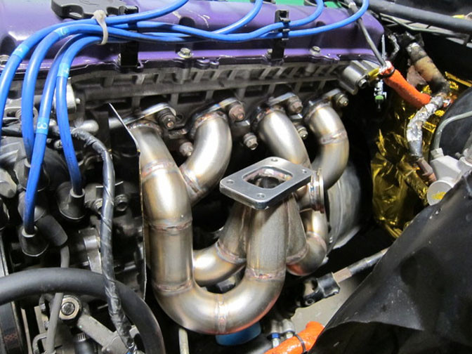 JSP exhaust manifold, a key engine component for the Nissan S14