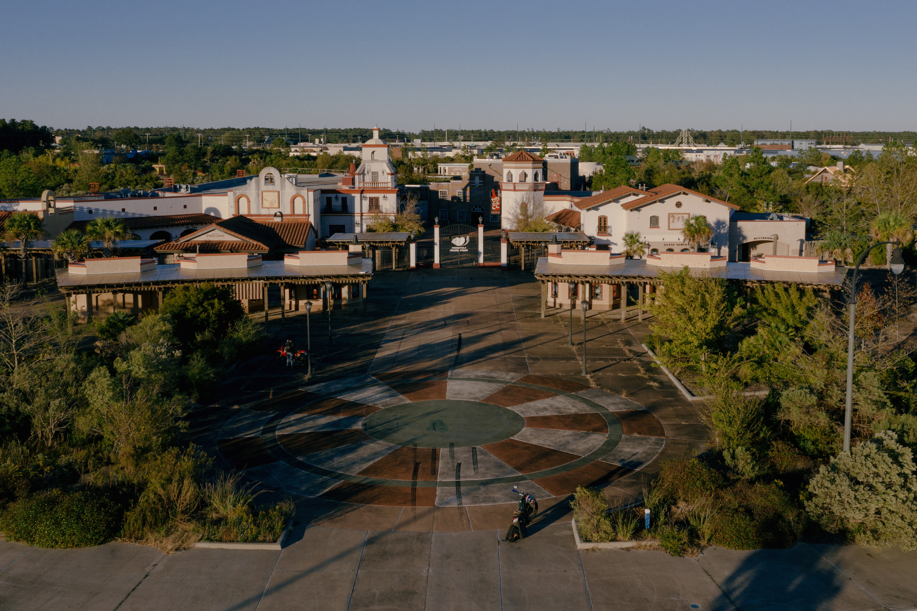 Aerial View of the Derelict Hard Rock Park Site, Showing the Extent of Abandonment