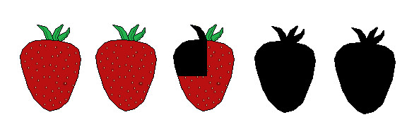 2 Three Quarters Strawberries