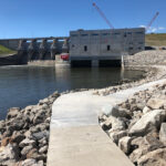 Red Rock Dam and surrounding area