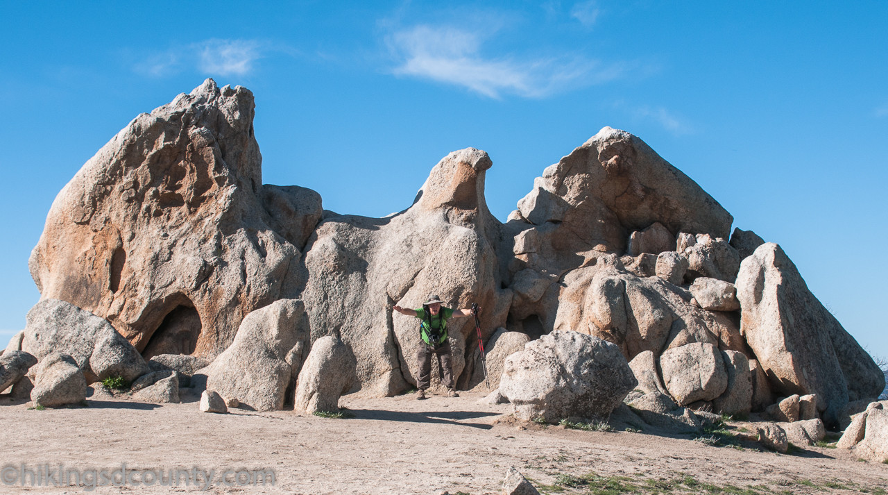 Hikers enjoying Eagle Rock and surrounding scenery