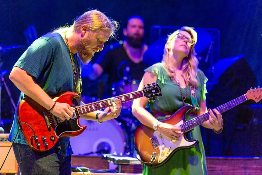 Tedeschi Trucks Band performing at Red Rocks