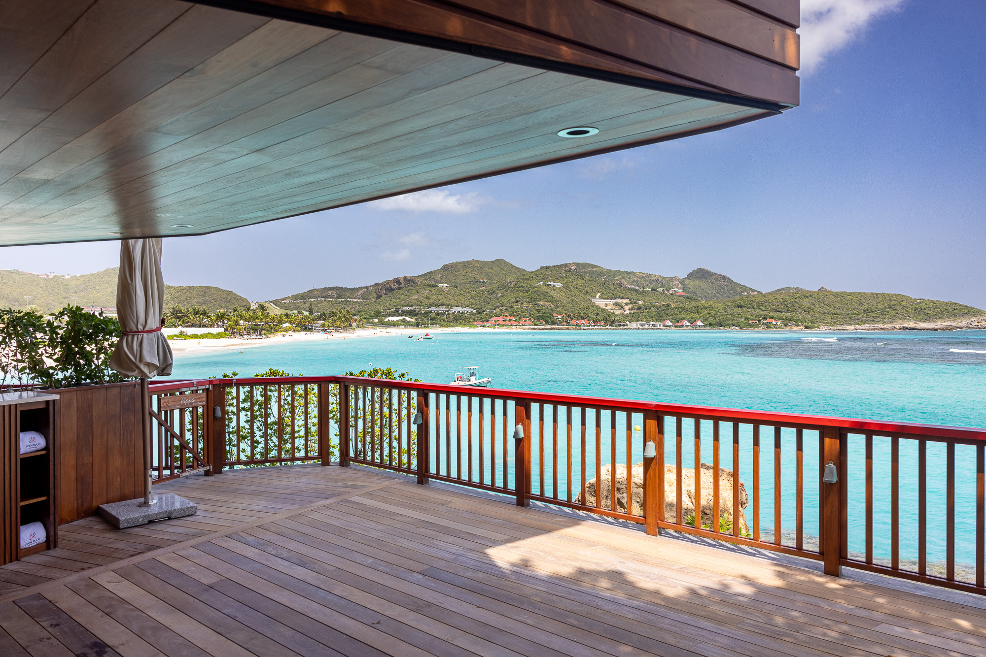 Beach at Eden Rock St Barts.