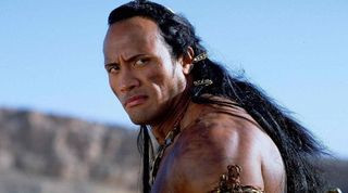 Dwayne Johnson as The Scorpion King Mathayus