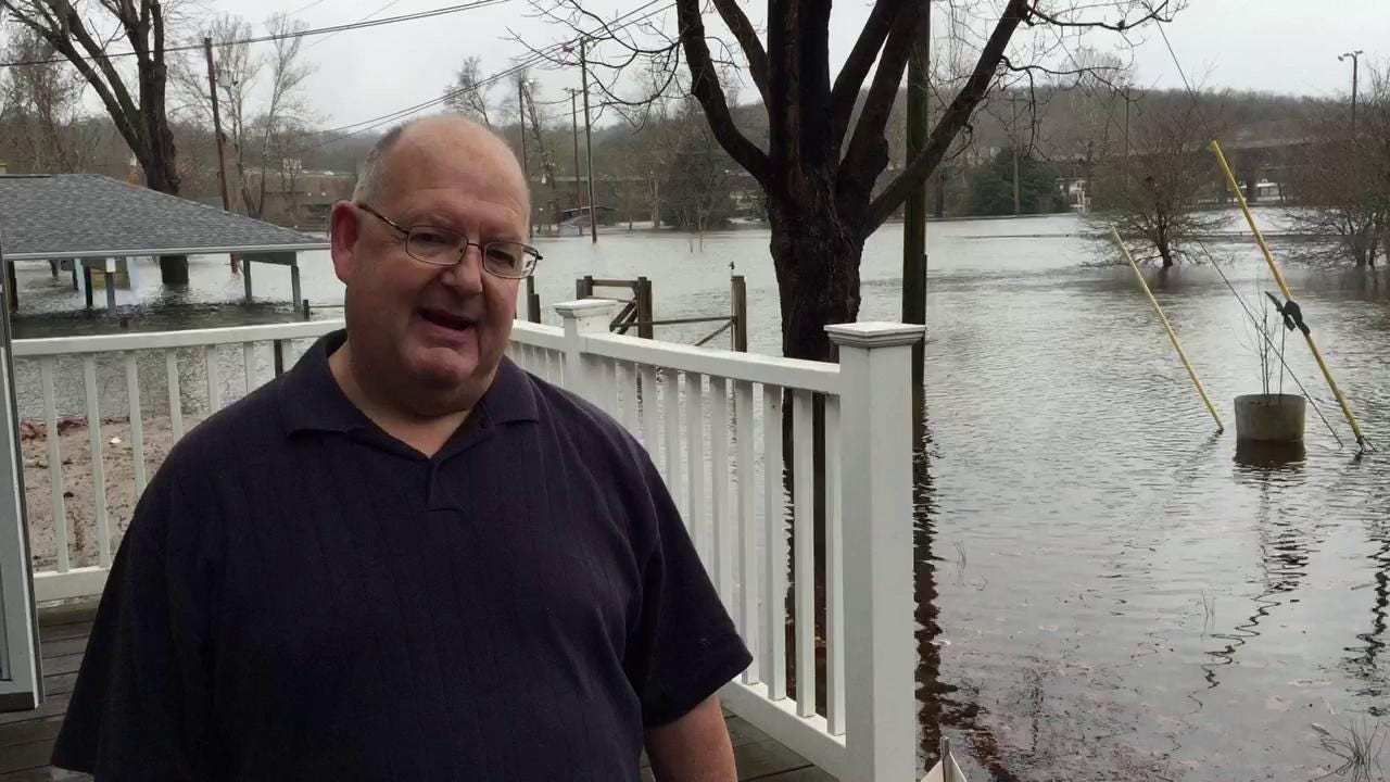 Table Rock Lake Spillway Gates Open