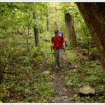 Adam Hiking on Humpback Mountain Trail