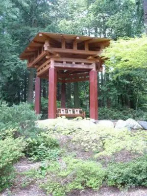 Gazebo at Big Rock Garden Park in Bellingham, Washington