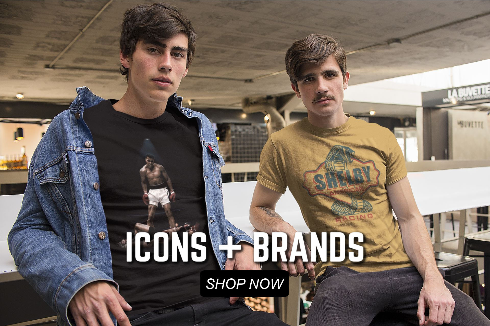 Icons and Famous Brands T-Shirts Collection