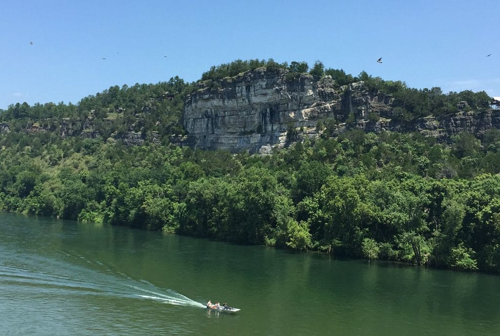 Calico Rock Bluffs Overlooking the White River