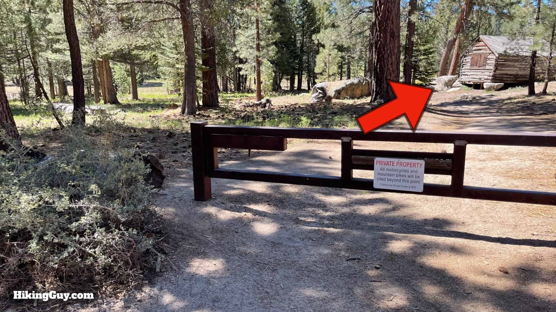 Gate to Bluff Lake Reserve