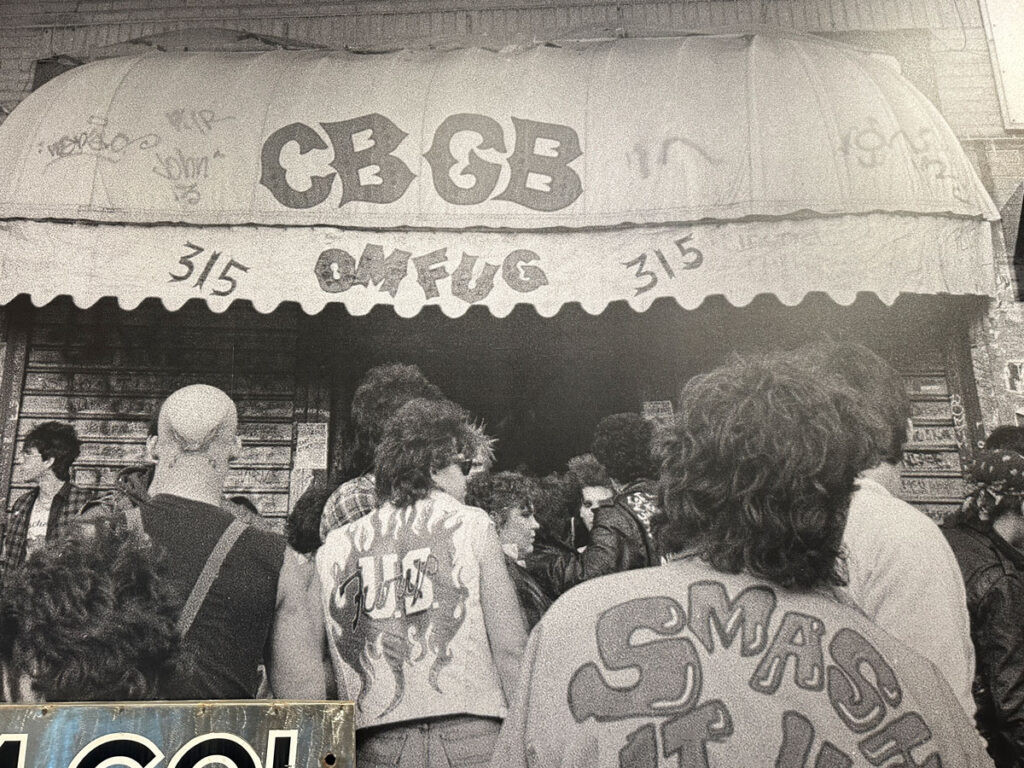 CBGB NYC punk venue exhibit at the Punk Rock Museum Las Vegas