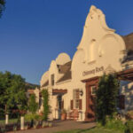 Front view of Chimney Rock Winery's architecture