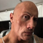 The Rock's signature eyebrow raise