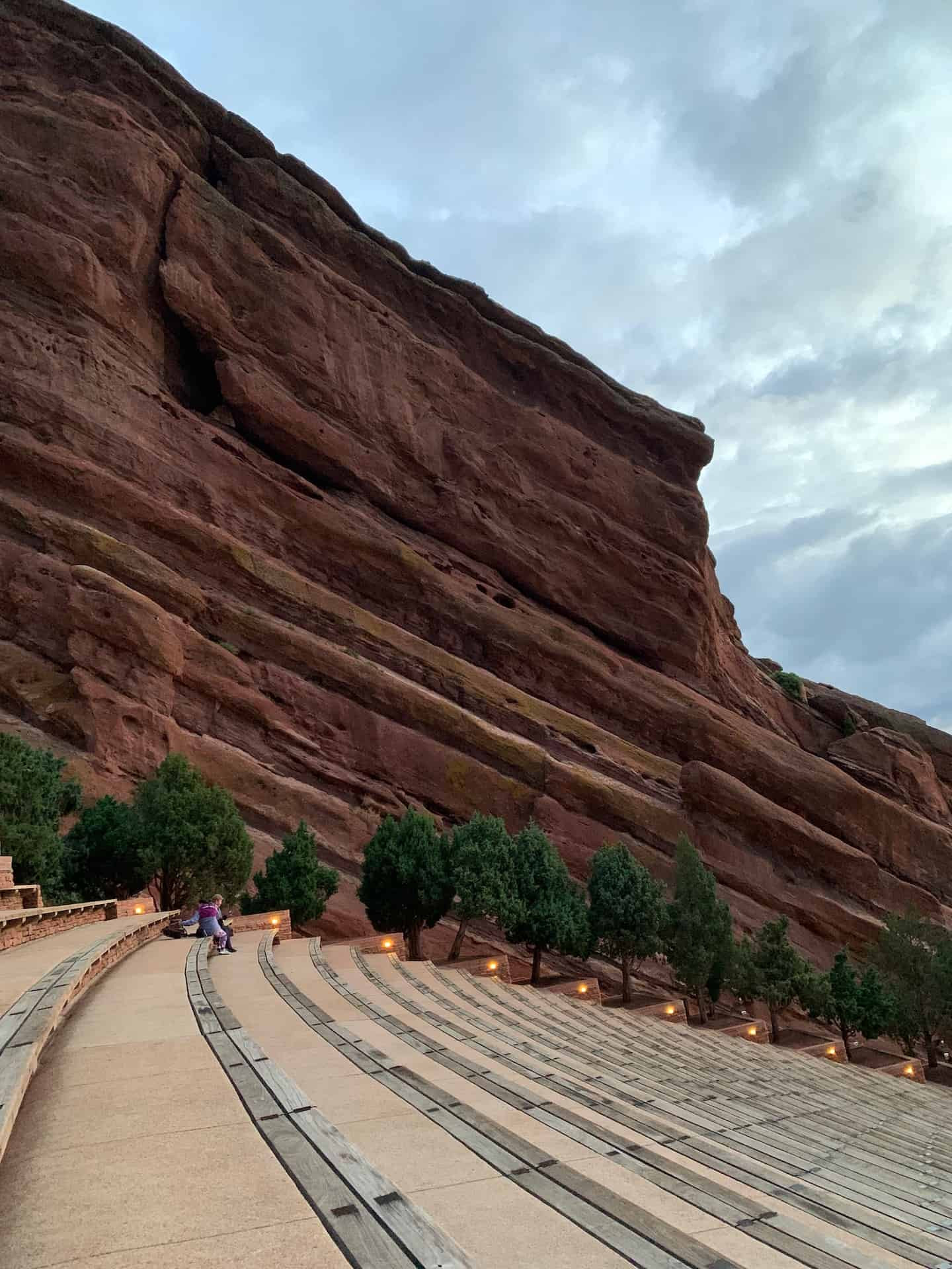 Creation Rock monolith at Red Rocks Denver Amphitheatre