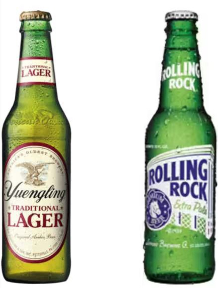 Yuengling and Rolling Rock in Mare of Easttown