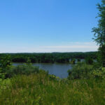 Overlooking the Illinois River at Buffalo Rock State Park