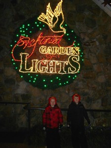 Rock City Enchanted Garden of Lights Entrance Sign