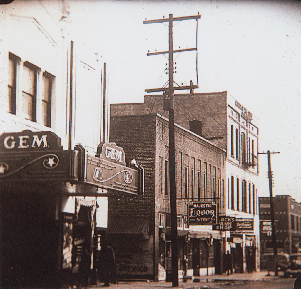 The Gem Theater on Ninth Street in Little Rock