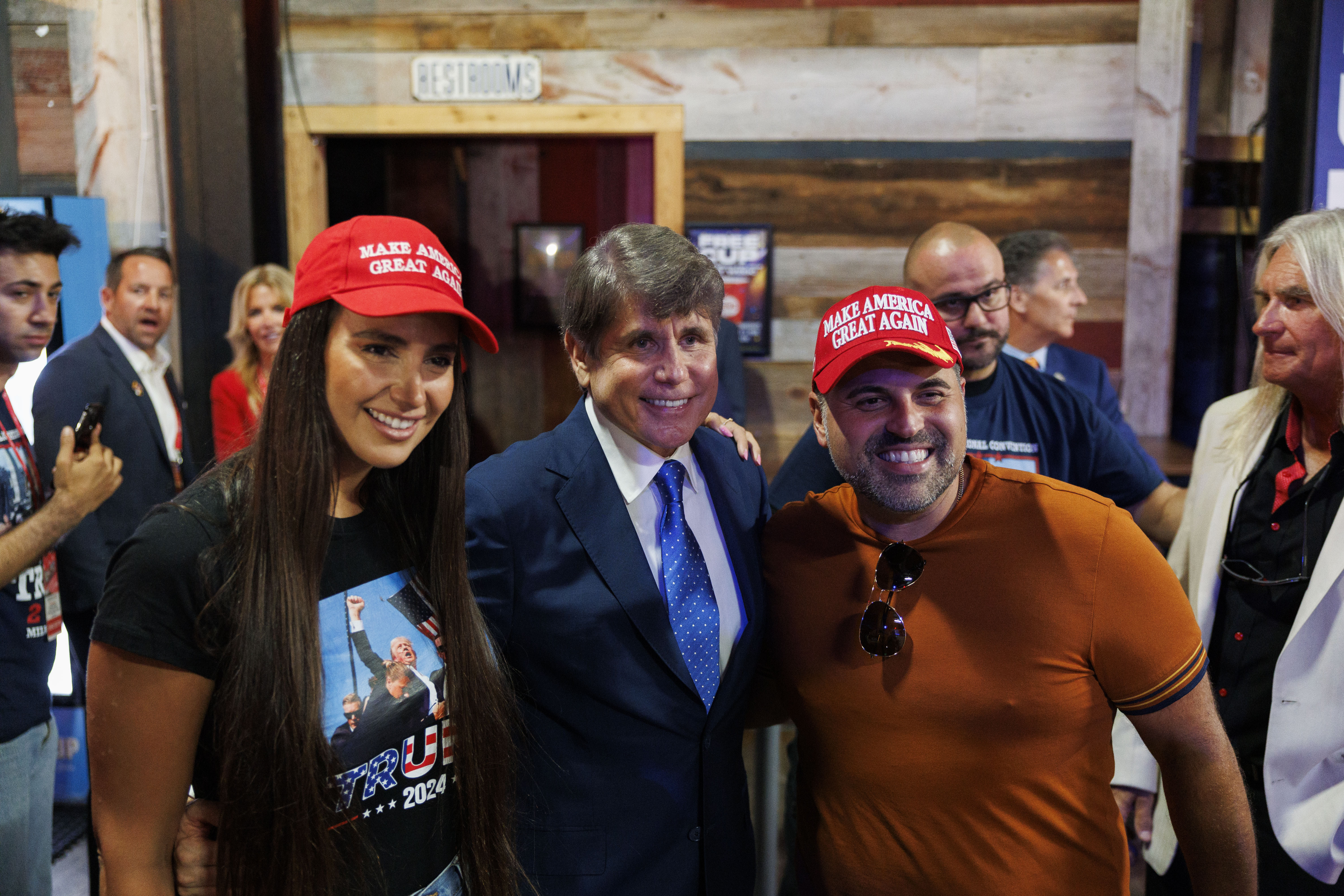 Rod Blagojevich at a press conference