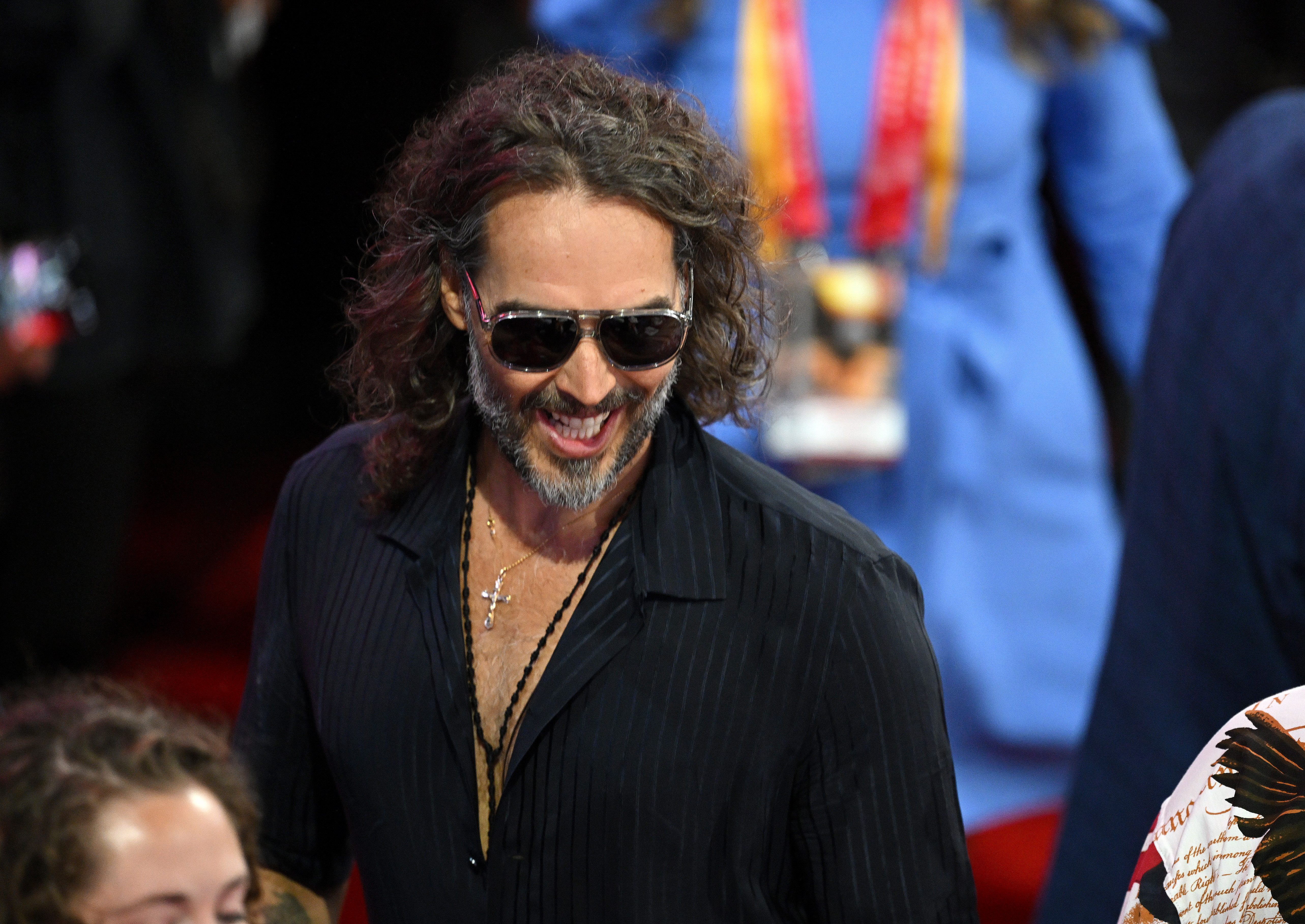 Russell Brand at a public appearance