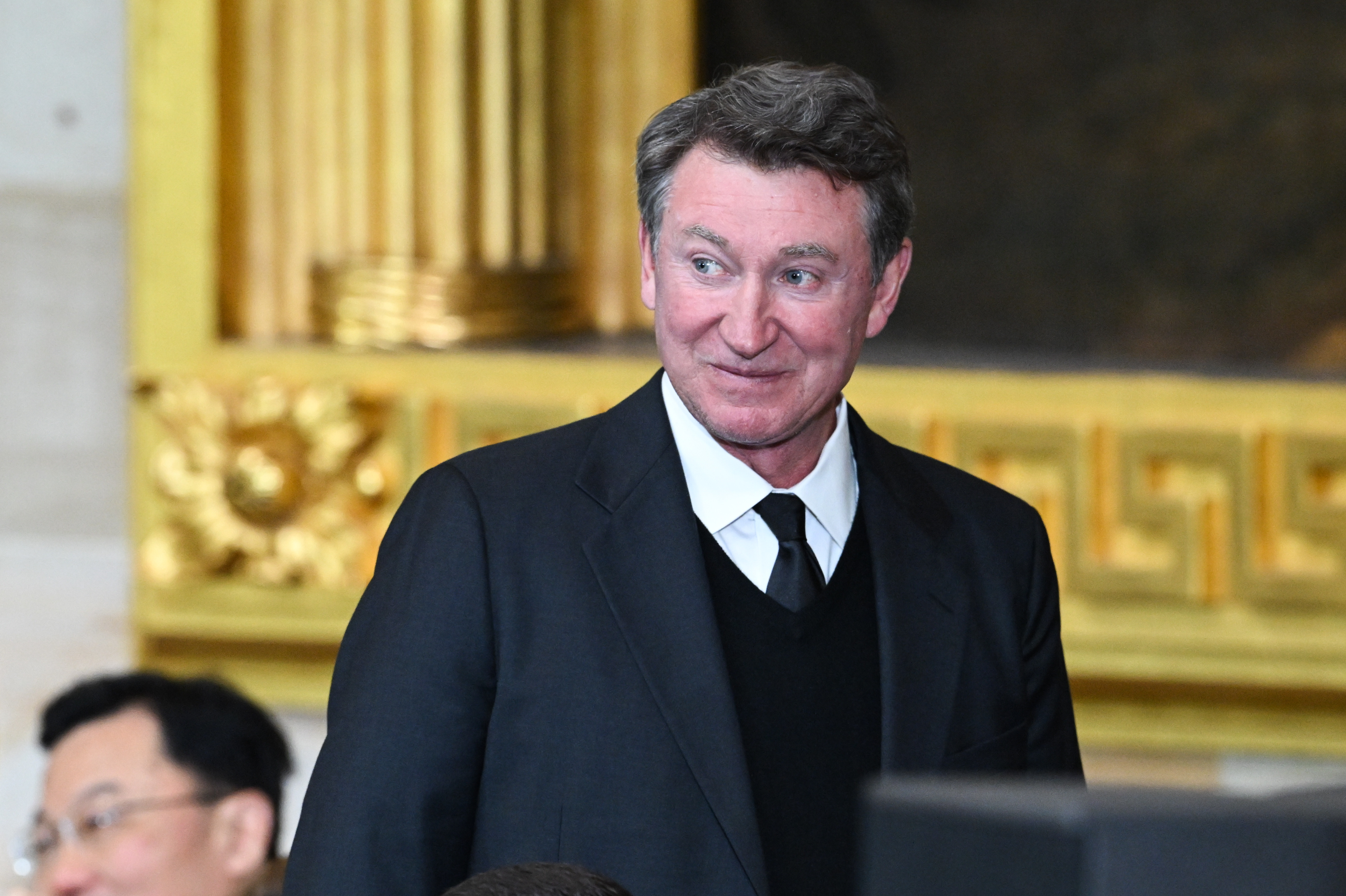 Hockey legend Wayne Gretzky at the inauguration