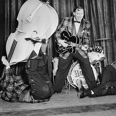 Bill Haley and the Comets performing Rock Around the Clock