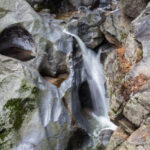 Heart Rock Falls showcases its unique heart-shaped rock formation