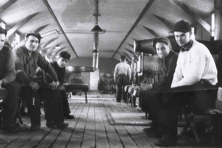 Worker's barracks at CCC Camp 1609, dating back to circa 1935 at Starved Rock Lodge.