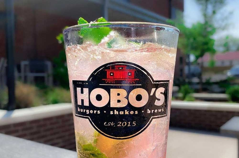 Interior of Hobo's Restaurant, a revitalized historic space in Rock Hill, South Carolina