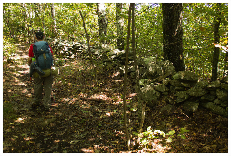 Hog Wall along Appalachian Trail near Humpback Mountain