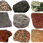 Igneous rock samples