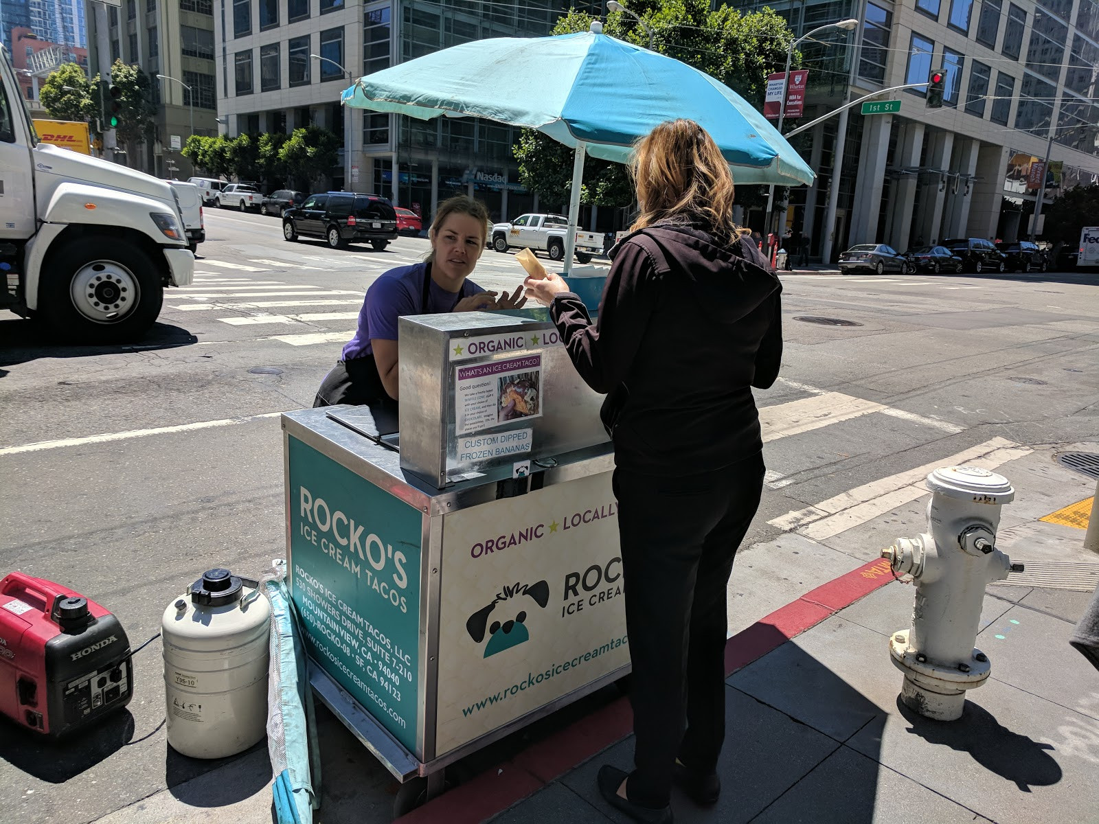 Rocko's Ice Cream Taco Food Stand