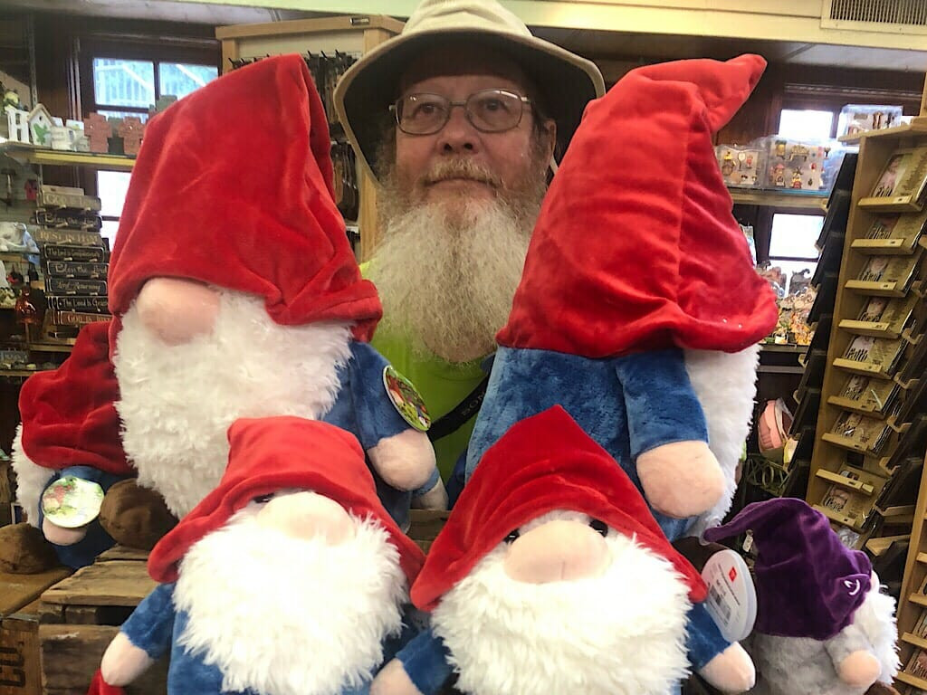 The Gnome Shop at Rock City offering a variety of gnome-themed souvenirs and gifts