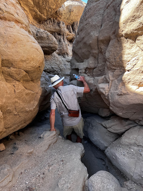 Entrance to a Desert Slot Canyon Hike