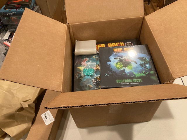 Deep Rock Galactic Board Game Box Size Comparison - Huge Box Promises a Wealth of Components for Deep Rock Galactic