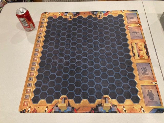 Deep Rock Galactic Board Game Game Mat on Table -  Game Mat in Use for Deep Rock Galactic Board Game