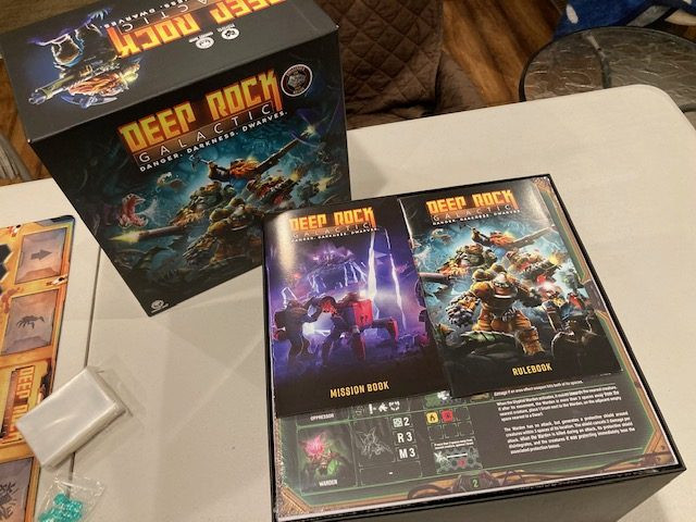 Deep Rock Galactic Board Game Rulebook and Mission Book -  Exploring the Guides to Galactic Mining in Deep Rock Galactic