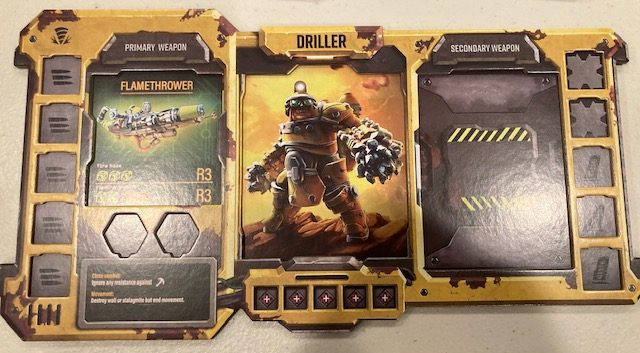 Deep Rock Galactic Board Game Dwarf Player Boards - Dual Layer Boards with Class Specific Information for Deep Rock Galactic