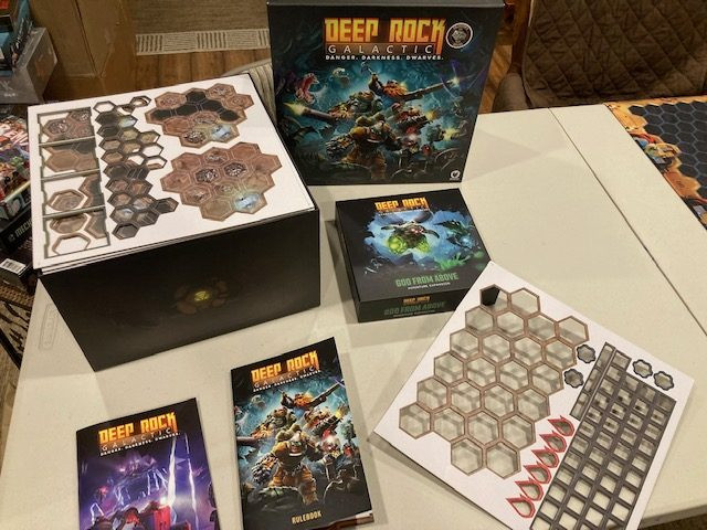 Deep Rock Galactic Board Game Terrain Pieces Loose -  Terrain Pieces Without Punchboard Organization Making Repacking Difficult