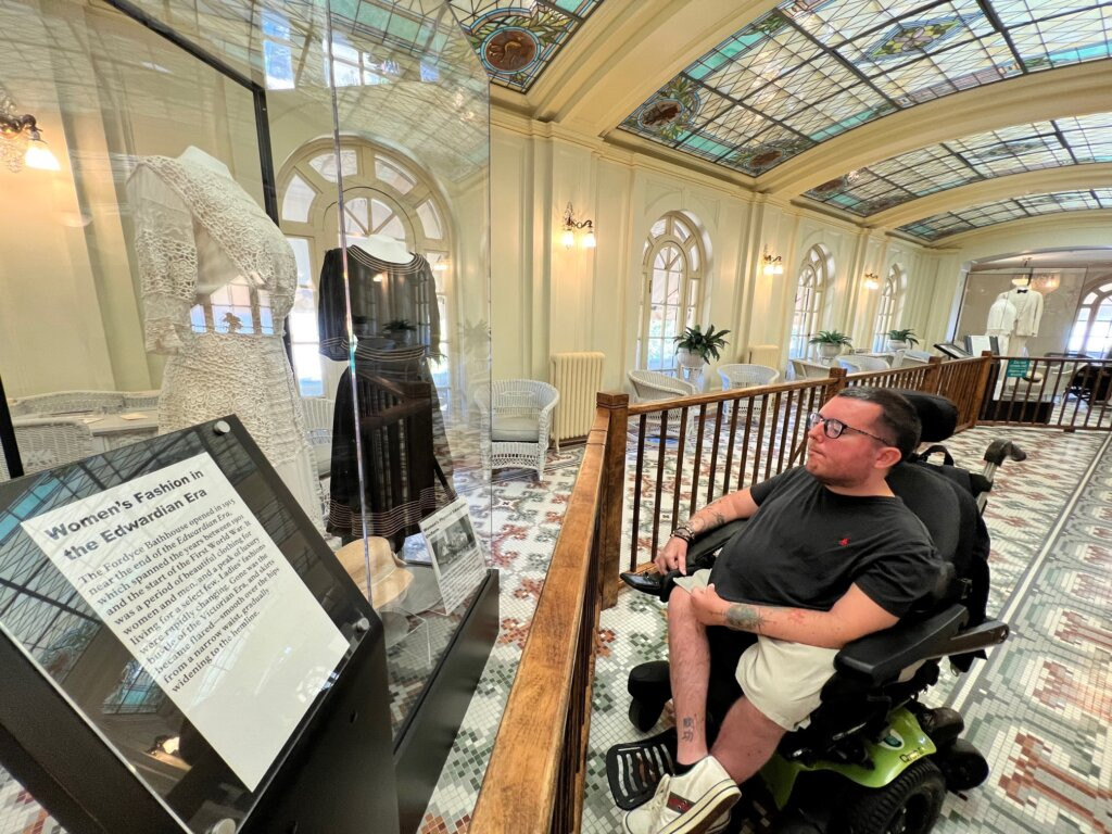 Cory Lee on the Grand Promenade accessible trail