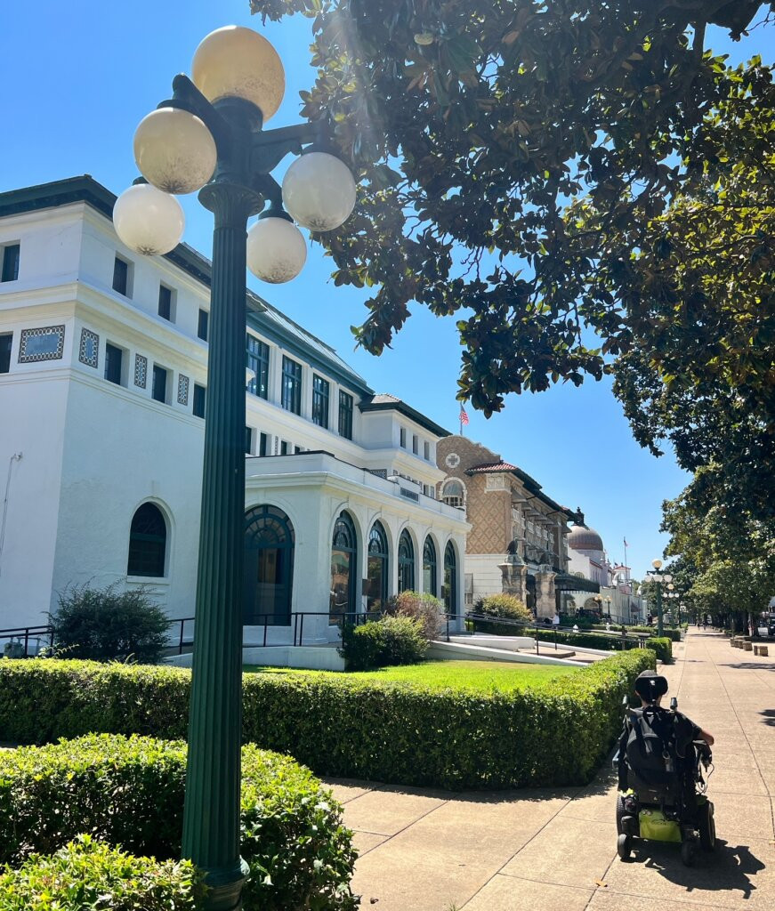 Exterior of the Fordyce Bathhouse, now the Hot Springs National Park Visitor Center