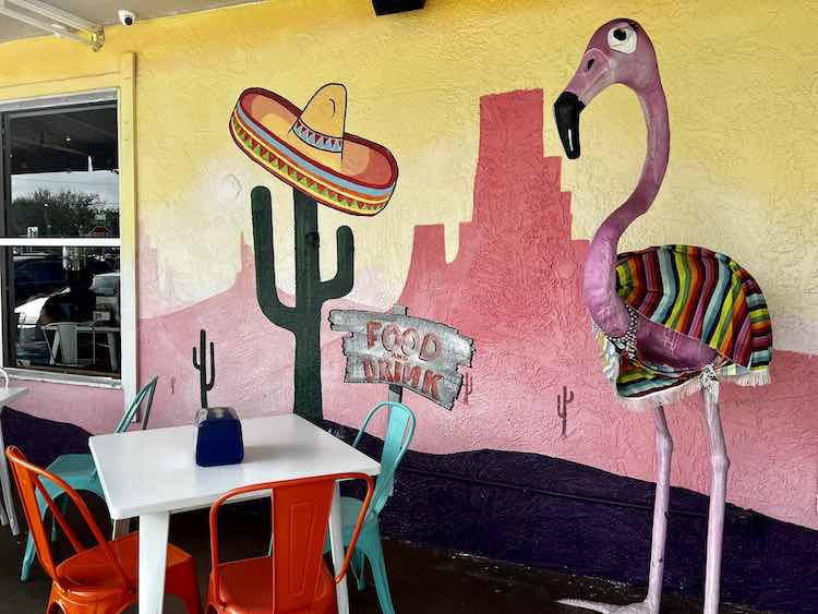 Outdoor Seating Area at Jake's Coastal Cantina Indian Rocks Beach