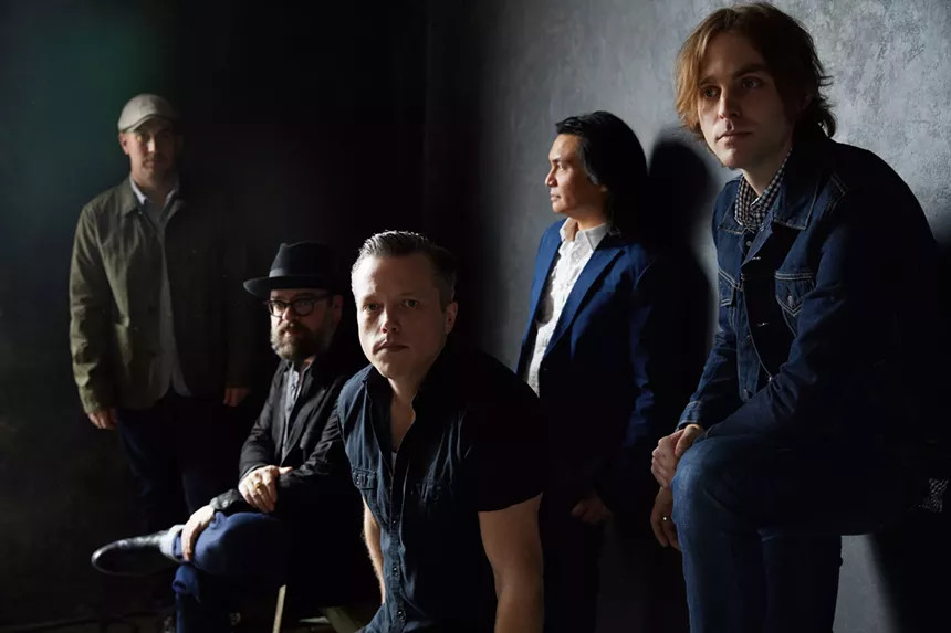 Jason Isbell and the 400 Unit performing live on stage