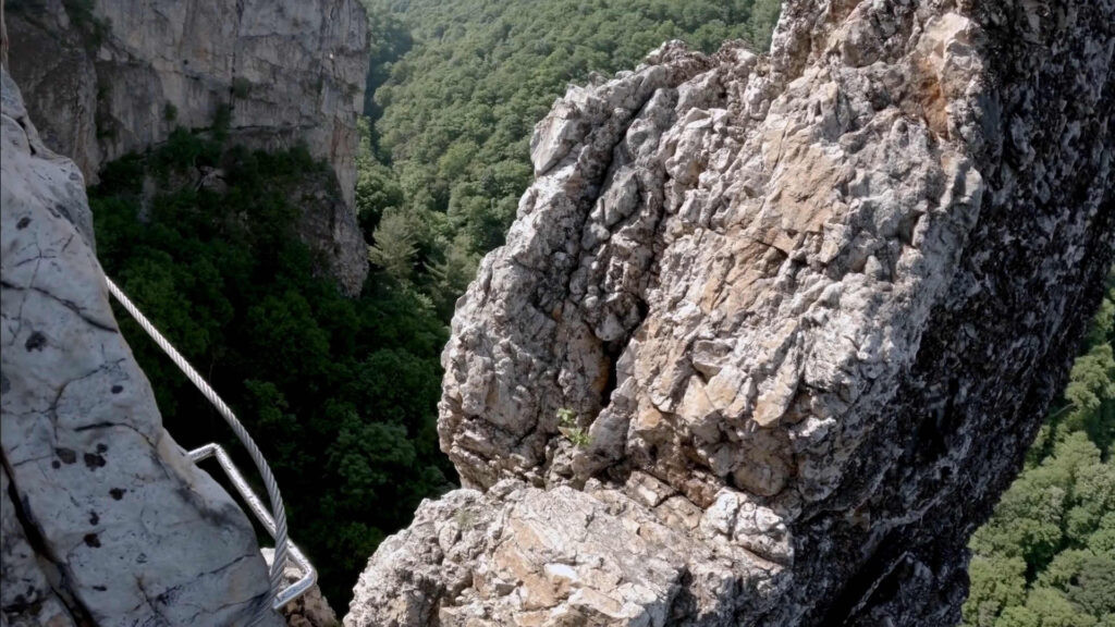 Keyhole View on Nelson Rocks Via Ferrata