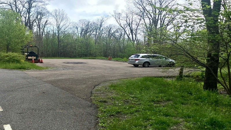 Meadow Spring Parking Area for Marys Rock Hike