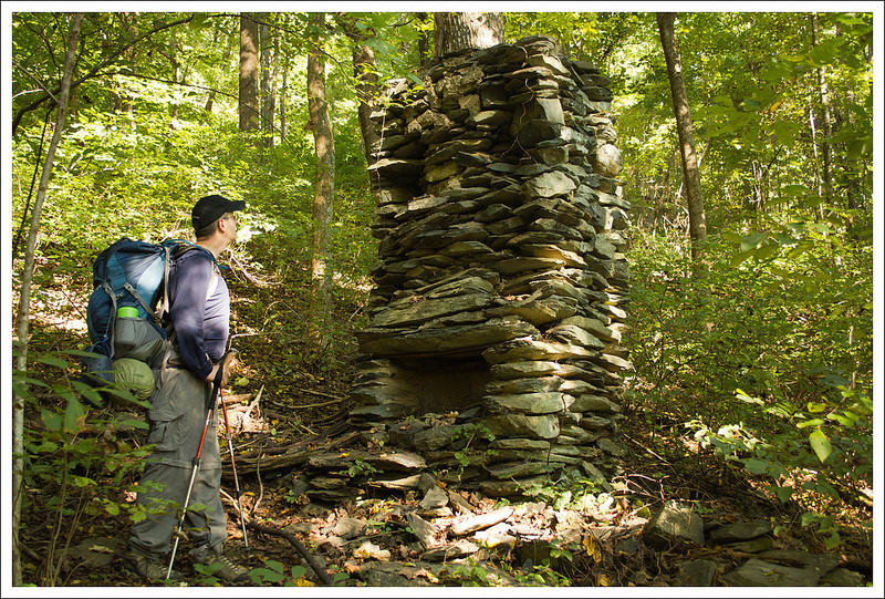 Remnants of Mayo Cabin along Appalachian Trail